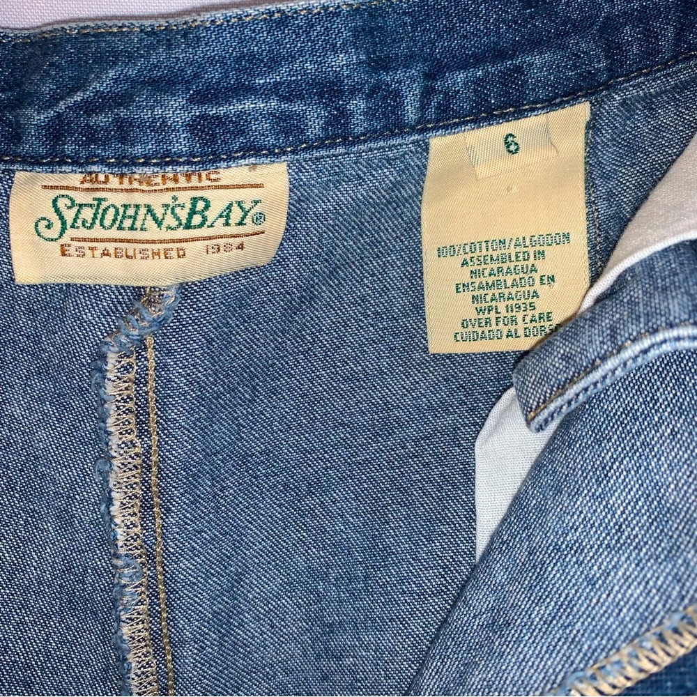 -SOLD-Vintage Y2K “Mom” Jean Shorts High Waisted Size 6 - Picture 2 of 8